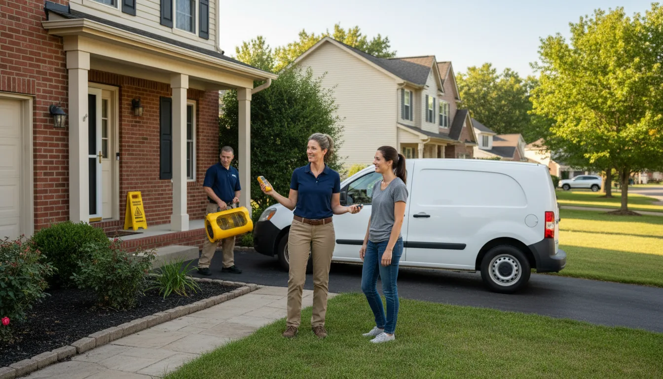 Water restoration image for Dehumidification And Cleanup Services in Avoca, NY
